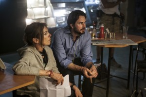 Director/Producer Kathryn Bigelow (left) and Writer/Producer Mark Boal on the set of Columbia Pictures' thriller "ZERO DARK THIRTY." ©Colubmia PIctures. CR: Jonathan Olley.
