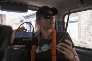 Director/Producer Kathryn Bigelow on the set of Columbia Pictures' thriller "ZERO DARK THIRTY." ©Columbia Pictures. CR: Jonathan Olley.