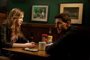 (Left to right) Alexia Fast is Sandy and Tom Cruise is Reacher in JACK REACHER,. ©Paramount Pictures. CR: Karen Ballard.