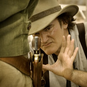 Director QUENTIN TARANTINO on the set of DJANGO UNCHAINED. ©The Weinstein Company. CR: Andew Cooper.