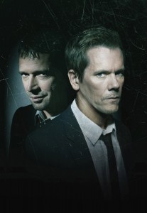 A fast-paced psychological thriller that follows  former FBI agent Ryan Hardy (Kevin Bacon, R), who is called out of retirement to track down Joe Carroll (James Purefoy, L), in the new drama THE FOLLOWING premiering Monday, Jan. 21 (9:00-10:00 PM ET/PT) on FOX. ©Fox Broadcasting Co. CR: Michael Lavine/FOX