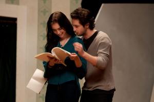 (l-r) Lily Collins and Michael Angarano star in Craig Zisk's "The English Teacher." ©Nicole Rivelli.