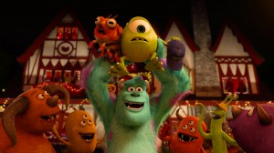 Sulley (John Goodman) brings college fun to a new level with Mike (Billy Crystal) in “Monsters University." ©2012 Disney•Pixar. All Rights Reserved.
