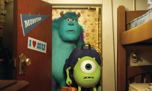 SULLEY and MIKE discover their university dorm in "MONSTERS UNIVERSITY."  ©2013 Disney•Pixar. All Rights Reserved.