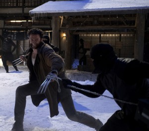 Hugh Jackman fights off the enemy in "The Wolverine." ©20th Century Fox/Marvel Characters, Inc. CR: Ben Rothstein.