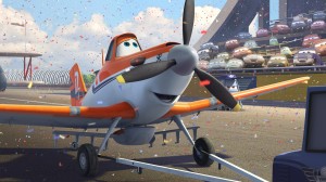 DUSTY (voiced by Dane Cook) gets big welcome in "PLANES." ©2013 Disney Enterprises, Inc. All Rights Reserved.