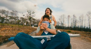 Emile Hirsch and Paul Rudd in "PRINCE AVALANCHE." ©Magnolia Pictures.