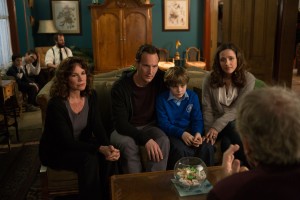 The Lambert family, played by Barbara Hershey, Patrick Wilson, Ty Simpkins and Rose Byrne, return in James Wan’s "INSIDIOUS: CHAPTER 2." ©FilmDistrict. CR: Matt Kennedy.