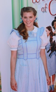 Danielle Wade as Dorothy poses on the red carpet during the ribbon cutting Premiere Of Warner Bros. Home Entertainment's "The Wizard Of Oz" 3D And The Grand Opening Of The New TCL Chinese Theatre IMAX in Hollywood, CA on Sunday, August 15, 2013. Photo by Tony Docuyanan/Pacific Rim Photo Press/FRFW.