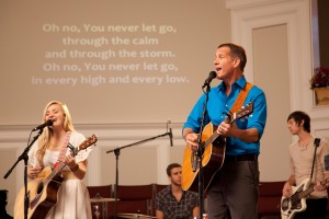 AJ Michalka and James Denton play father-daughter worship duo Grace and Johnny Trey, who are torn apart when she runs away to Los Angeles to pursue pop stardom in "GRACE UNPLUGGED." ©Roadside Attractions. CR: JP Yim.