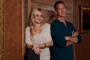 AJ Michalka and James Denton star as father-daughter worship duo Grace and Johnny Trey, who are torn apart when she runs away to Los Angeles to pursue pop stardom in "GRACE UNPLUGGED." ©Roadside Attractions. CR: JP Yim.