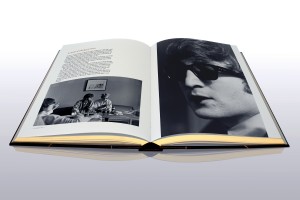 A shot of two pages from "Photograph, by Ringo Starr." "Photograph, by Ringo Starr, the signed limited edition book of 2,500 copies from www.RingoPhotoBook.com, Tel: +44 (0)1483 540 970, Price $550"