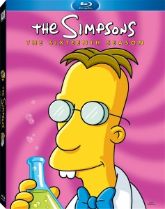Blu-ray DVD Box art of "The Simpsons: The Sixteenth Season." ©Fox