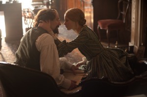 (l-r) Ralph Fiennes as Charles Dickens and Felicity Jones as Nelly Ternan in THE INVISIBLE WOMAN. ©Sony Pictures Classics. CR: David Appleby.