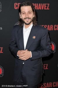 Diego Luna arrives at the Hollywood premiere of "Cesar Chavez" held at the TCL Chinese Theatre in Hollywood, Ca on Thursday, March 20, 2014. ©Sthanlee B. Mirador/Front Row Features Wire.