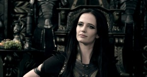 EVA GREEN is Artemis in 300: RISE OF AN EMPIRE. ©Warner Bros. Entertainment/Legendary Pictures LLC.