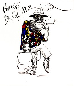 Painting by Ralph Steadman, Courtesy of Ralph Steadman/Sony Pictures Classics