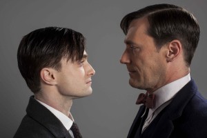 Daniel Radcliffe and Jon Hamm star in A YOUNG DOCTOR'S NOTEBOOK. ©BSB LTD. CR: Colin Hutton.