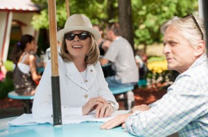 Leah (DIANE KEATON) enjoys a summer afternoon with Oren (MICHAEL DOUGLAS) in AND SO IT GOES. ©Clarius Entertainment. CR: Clay Enos.