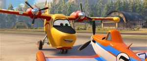 (L-R) DIPPER (Julie Bowen) and DUSTY (Dane Cook) in PLANES: FIRE & RESCUE. ©2014 Disney Enterprises, Inc. All Rights Reserved.