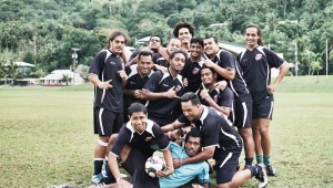 The American Samoa Football (soccer) team featured in NEXT GOAL WINS. ©K5 International.
