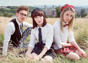 Emily Browning (center) stars alongside Olly Alexander and Hannah Murray in "God Help the Girl." © Amplify Releasing