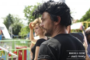 A shot from "Making A Scene With James Franco" emulating a scene from "Grease." ©James Franco.