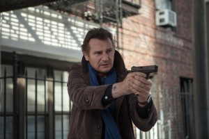 LIAM NEESON as Matt Scudder, an ex-NYPD cop who now works as an unlicensed private investigator operating just outside the law in A WALK AMONG THE TOMBSTONES. ©Universal Pictures. CR: Atushi NIshijima.