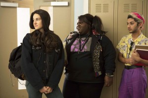 Shailene Woodley, Gabourey Sidibe and Mark Indelicato in WHITE BIRD IN A BLIZZARD. ©Magnolia Pictures.