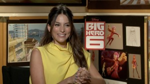 Genesis Rodriguez during their press interview for "Big Hero 6" at the Walt Disney Animation Studio. ©Pacific Rim Video.