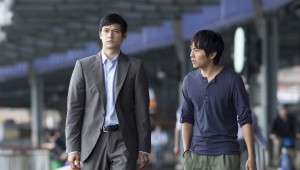 (l-r) Harry Shum Jr. and Justin Chon star in "Revenge Of The Green Dragons." ©A24 Films.