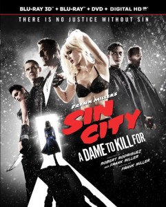 Sin City: A Dame To Kill For (Blu-ray / DVD Art). ©Anchor Bay.