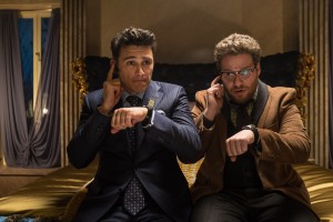 Dave (James Franco) and Aaron (Seth Rogen) in Columbia Pictures' THE INTERVIEW. ©CTMG. CR: Ed Araquel.