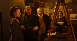 Left to right: Lesley Manville as Mary Sonerville, Timothy Spall as J.M.W. Turner, Paul Jesson as William Turner and Dorothy Atkinson as Hannah Danby in MR. TURNER. ©Sony Pictures Classics. CR: Simon Mein
