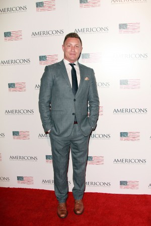 Lane Garrison arrives on the red carpet of the premiere of AMERICONS held at the Arclight Theaters in Hollywood, CA on Thursday, January 22, 2015. ©Theresa Bouche