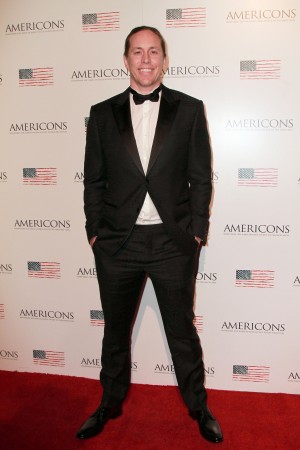 Co-Creator and star Beau Martin Williams arrives on the red carpet of the premiere of AMERICONS held at the Arclight Theaters in Hollywood, CA on Thursday, January 22, 2015. ©Theresa Bouche