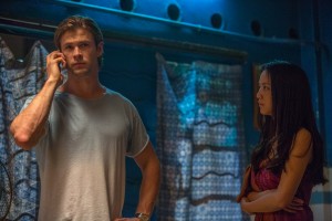 Nicholas Hathaway (CHRIS HEMSWORTH) and Chen Lien (TANG WEI) in BLACKHAT. ©Legendary Pictures/Universal Pictures. CR: Frank Connor.