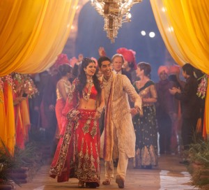 (l-r) Tina Desai as "Sunaina" and Dev Patel as "Sonny" in THE SECOND BEST EXOTIC MARIGOLD HOTEL. ©20th Century Fox. CR: Laurie Sparham