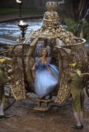 Lily James is Cinderella in Disney's live-action feature inspired by the classic fairy tale, CINDERELLA,. ©Disney Enterprises. CR: Jonathan Olley.
