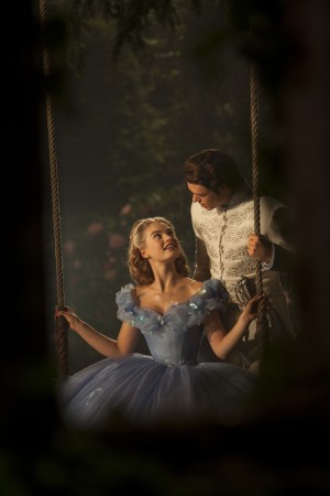 Lily James is Cinderella and Richard Madden is the Prince in Disney's live-action CINDERELLA,. ©Disney Enterprises. CR: Jonathan Olley.