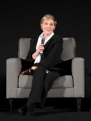 Actress Julie Andrews speaks onstage at the Opening Night Gala and screening of The Sound of Music during the 2015 TCM Classic Film Festival on March 26, 2015 in Los Angeles, California.©Turner Broadcasting. CR: Stefania Keenan.