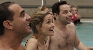 Bobby Cannavale, Rose Byrne, and Nick Kroll in ADULT BEGINNERS. ©Radius.