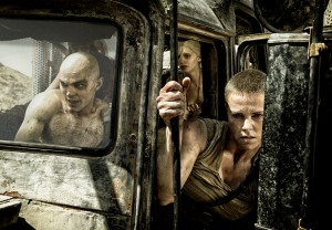 (l-r) Nicholas Hoult, Abbey Lee Kershaw and Charlize Theron star in MAD MAX: FURY ROAD. ©Warner Bros. Entertainment. CR: Jasin Boland.