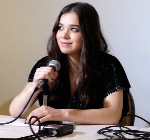 Hailee Steinfeld at the BARELY LETHAL press conference held at the Four Seasons Hotel in Beverly Hills, CA on Wednesday, May 27, 2015. ©Front Row Features. CR: Angela Dawson.