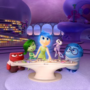 Riley is guided by her emotions - Anger (voiced by Lewis Black), Disgust (voiced by Mindy Kaling), Joy (voiced by Amy Poehler), Fear (voiced by Bill Hader) and Sadness (voiced by Phyllis Smith) in INSIDE OUT. Directed by Pete Docter and produced by Jonas Rivera. ©Disney/Pixar.