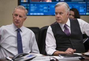 (l-r)  Geoff Pierson and Tim Robbins star in THE BRINK. ©HBO. CR: Merie W. Wallace.