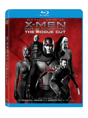 X-MEN DAYS OF FUTURE PAST: THE ROGUE CUT. (Blu-ray/DVD artwork). ©20th Century Fox.