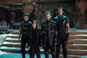 (L-R): Sun Spot (Adan Canto), Kitty Pryde (Ellen Page), Iceman (Shawn Ashmore) and Colossus (Daniel Cudmore) prepare for an epic battle to save their kind in X-MEN DAYS OF FUTURE PAST: THE ROGUE CUT. ©20th Century Fox. CR: Alan Markfield.