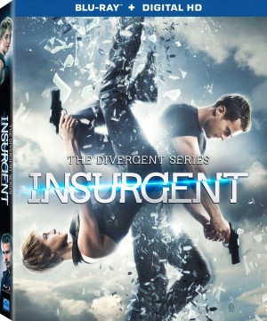 THE DIVERGENT SERIES: INSURGENT. (Blu-ray DVD Artwork). ©Lionsgate Home Entertainment.
