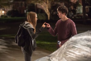 Longtime neighbors Margo (Cara Delevingne) and Quentin (Nat Wolff) reconnect in a memorable way. ©20th Century Fo. CR: Michael Tackett.